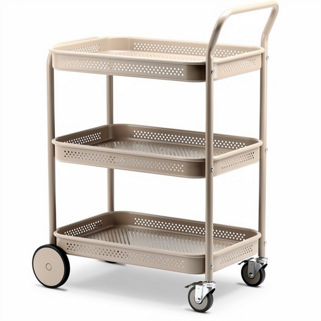 Servicewagen van kunststof voor in de keuken - 80 x 40 x 85cm
